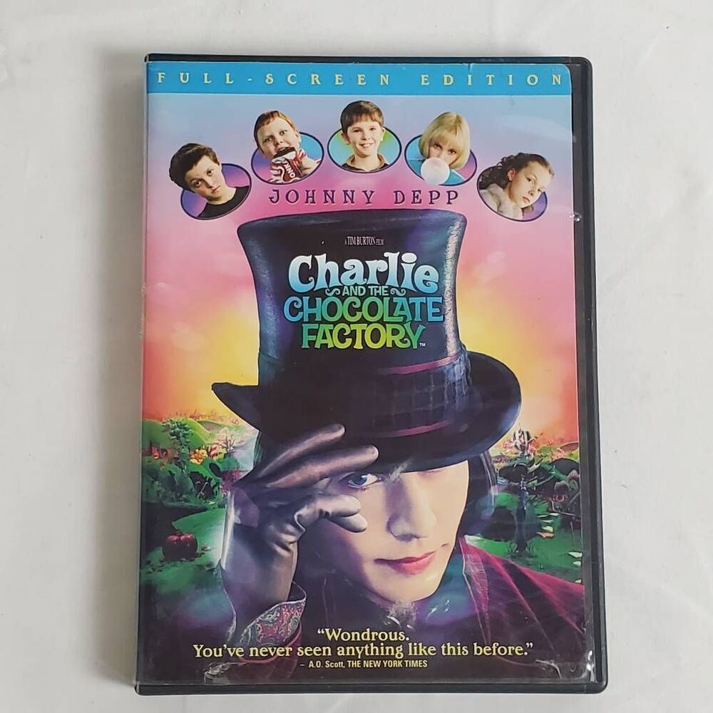 Charlie and the Chocolate Factory DVD (2005) Fullscreen Edition Johnny Depp